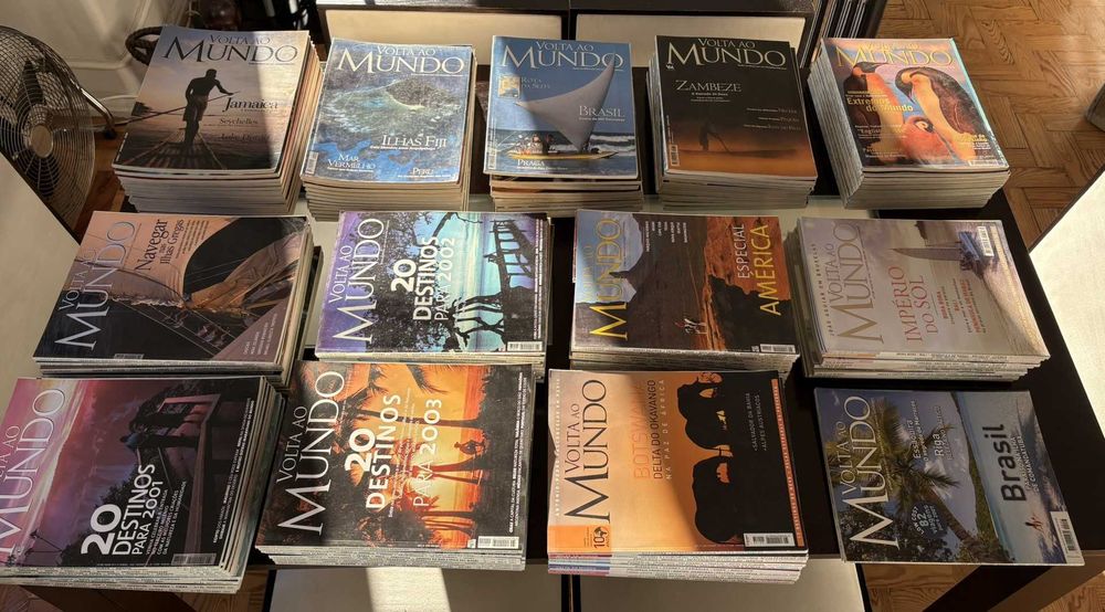 Revistas Volta ao Mundo n.ºs 1 a 147 (de 1994 a 2007)