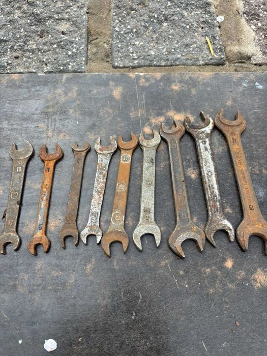 Ключи рожковые разные размеры