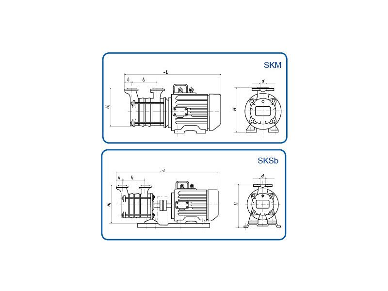 POMPA Hydroforowa SKSb2st. z silnikiem 1 faza 230V 1,1kW WIMEST