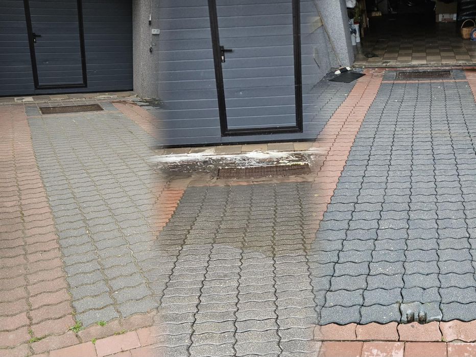 Mycie i malowanie elewacji, Mycie kostki , Mycie dachów