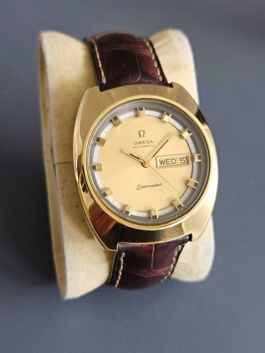 Omega Seamaster automatic 14k Gold Filled 39 mm b/k