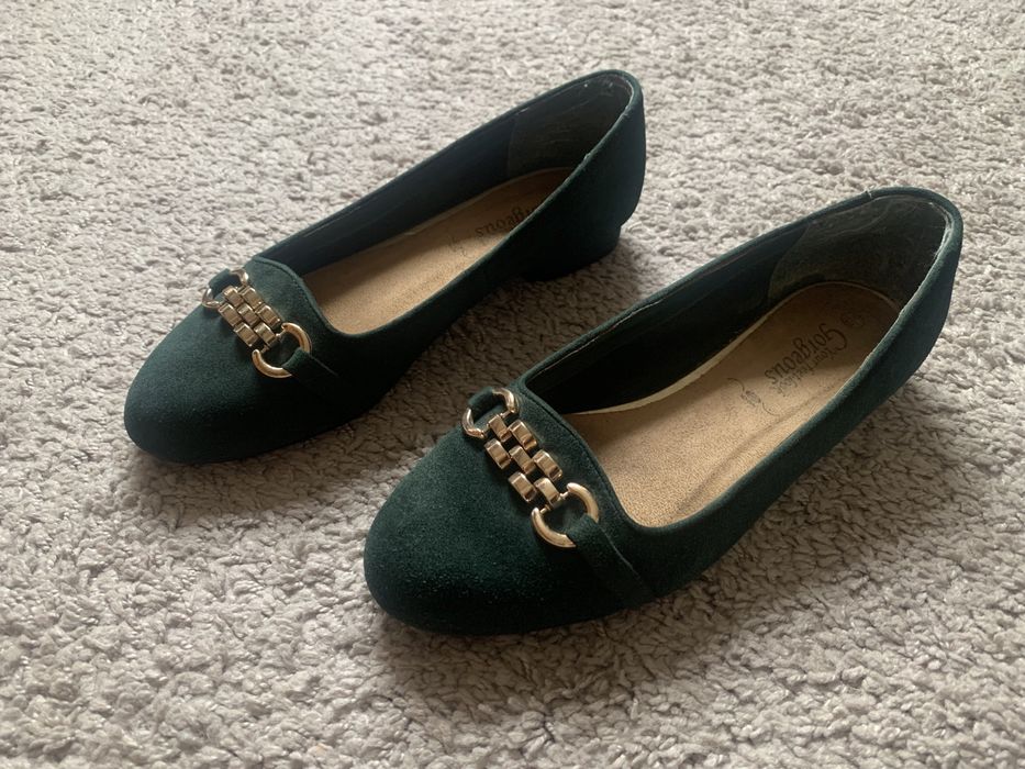 Туфли р 38 натуральный замш