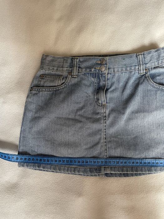 Джинсова міні спідниця 100% котон