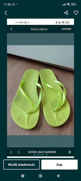 Japonki neonowe 41/42