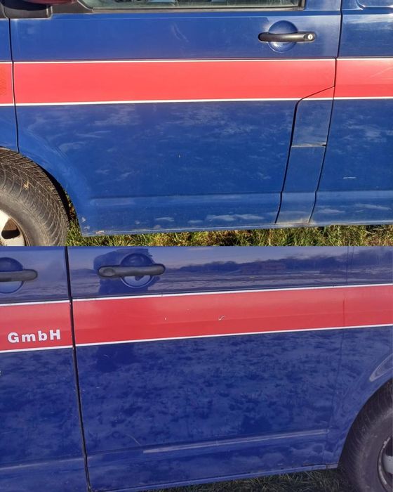 Drzwi Volkswagen T5 T6 LL5M prawe lewe transporter caravelle multivan