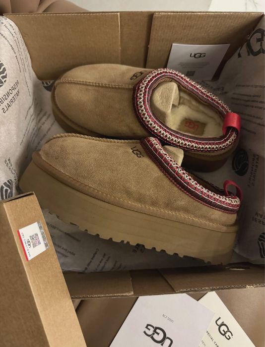 SALE Avstralia UGG Tasman Tazz Slipper Platform Chestnut (in box)