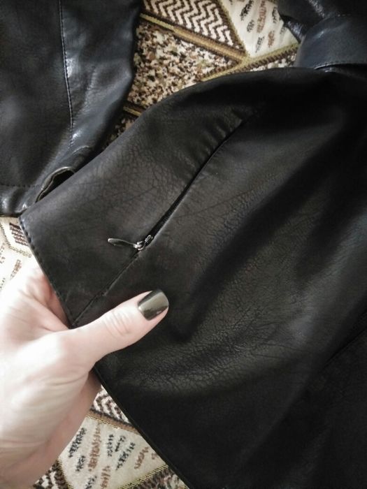 Куртка женская Angmifer весна/осень кожзам экокожа новая р.50