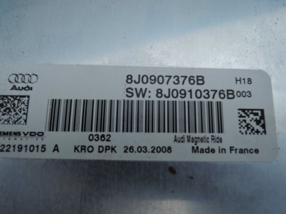 Audi tts 8J  moduł sterownik zawieszenia 8J0907.376B