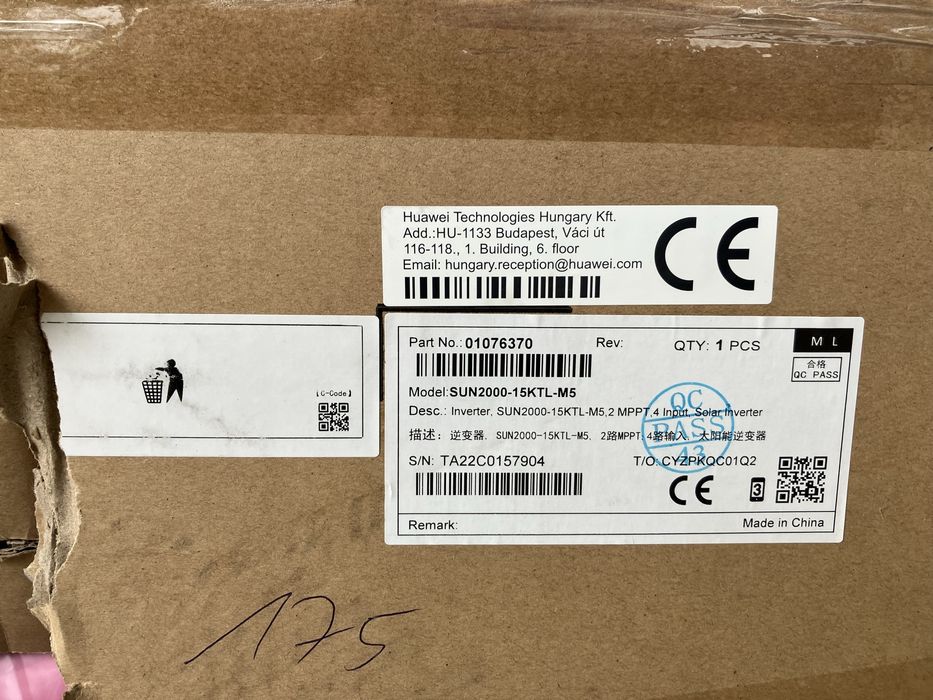 Інвертор huawei 15квт-m5