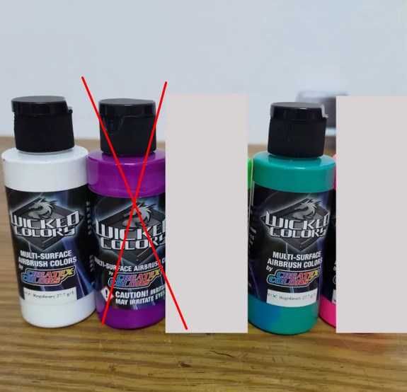 Vendo Tintas Aerografia Novas