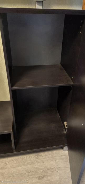 Movel tv com porte CD e vitrine