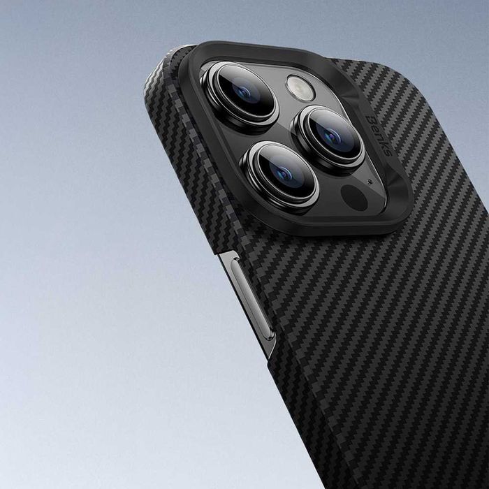 Benks Etui Magnetic Armor Air Kevlar PC Frame 600D do iPhone 16 Pro