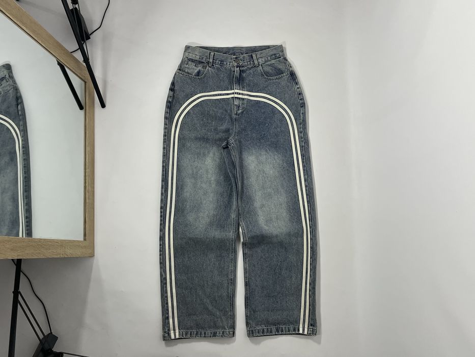 Широкі джинси з принтом baggy jeans opium sk8 2000s