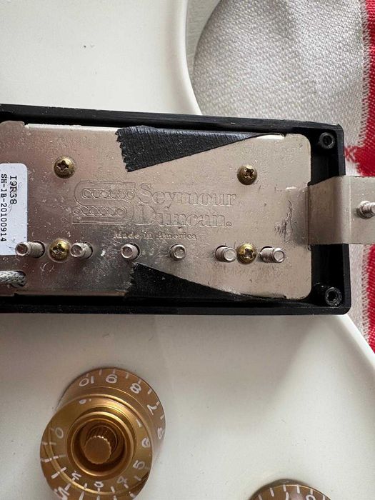 Guitarra estilo les paul Dean Soltero RARA com seymour doucan 59pack