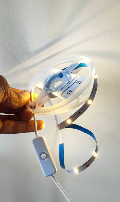 Fita LED USB Branca Quente