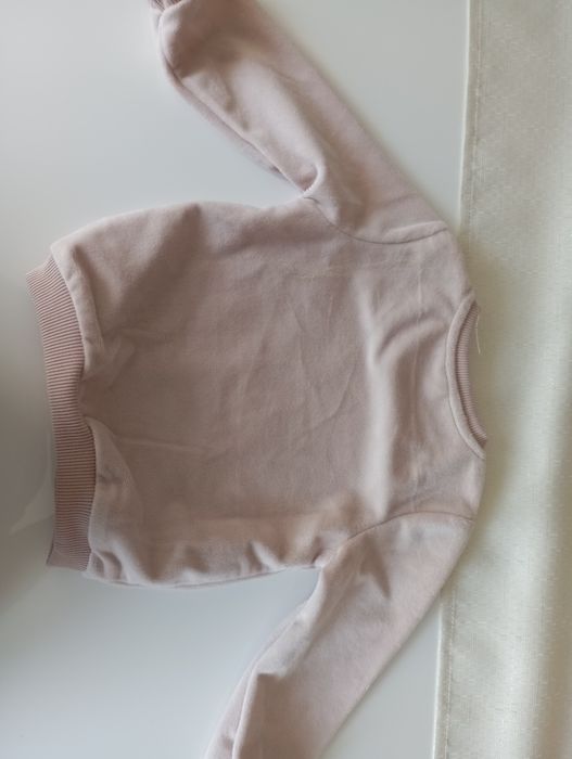 Bluza myszka mini róż ubranka dla dziewczynki dzieciece róż. 74