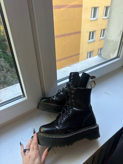 martensy platformy jak nowe