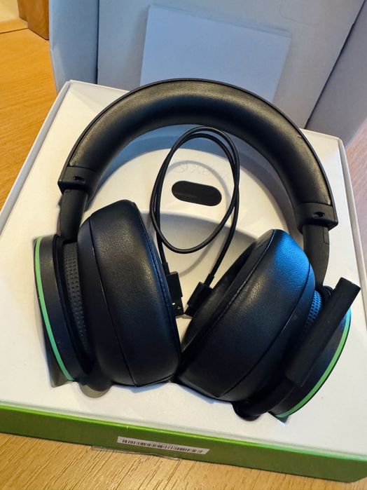 Headset Microsoft Xbox Wireless - Sem uso, impecável - Caixa, cabo, completo