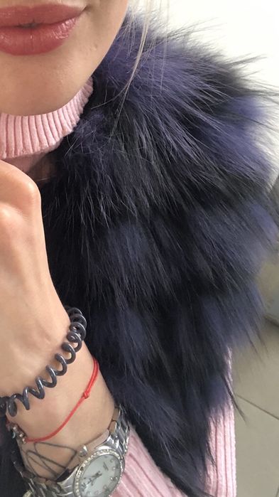 Желет,песець, натуральний