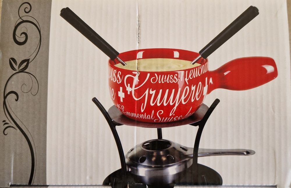 Founde serowe Swiss nowe ceramiczne