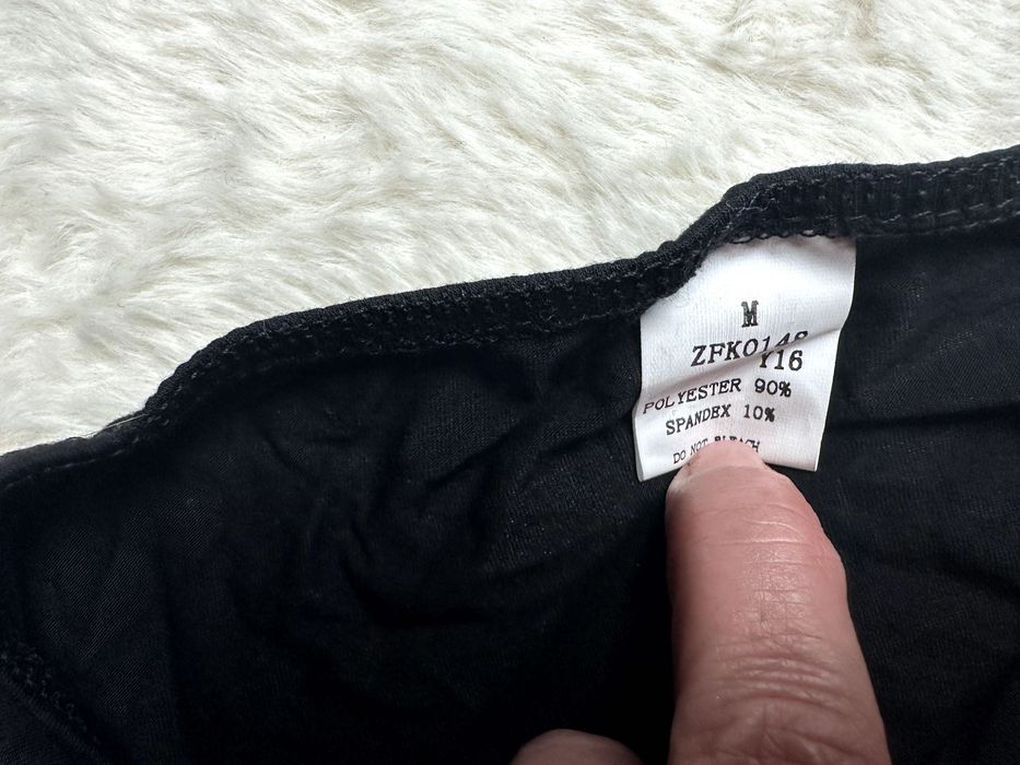 Majtki czarne z różowym napisem 2 szt M
