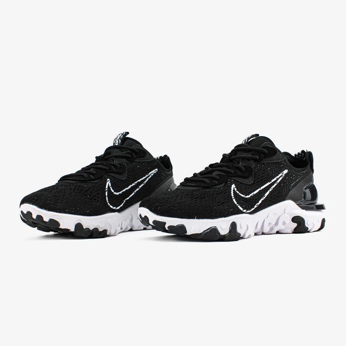 Кросівки Nike React Vision Black/White Premium | Кроссовки Найк чоловічі