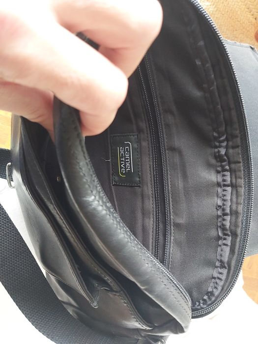 Mala Camel Active, em couro