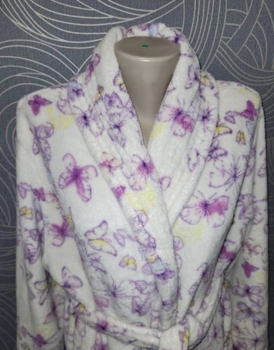 Хутряний теплий халат 52-54-56 розмір