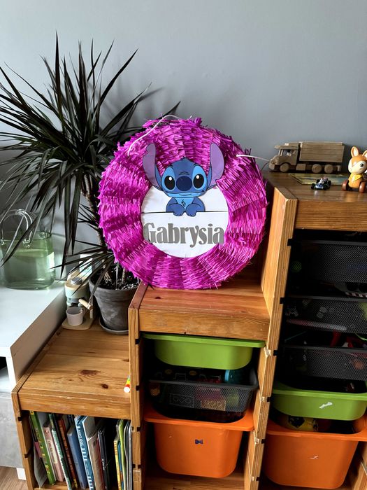 Piniata Stitch z imieniem i wiekiem