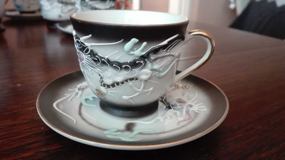 Japońska porcelana serwis kawowy