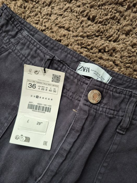 Штани карго Zara, сірі