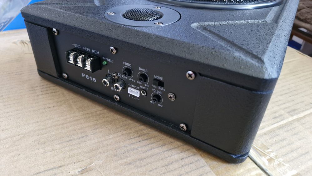 Сабуфера з підсилювачем, активний авто сабвуфер під авто крісло