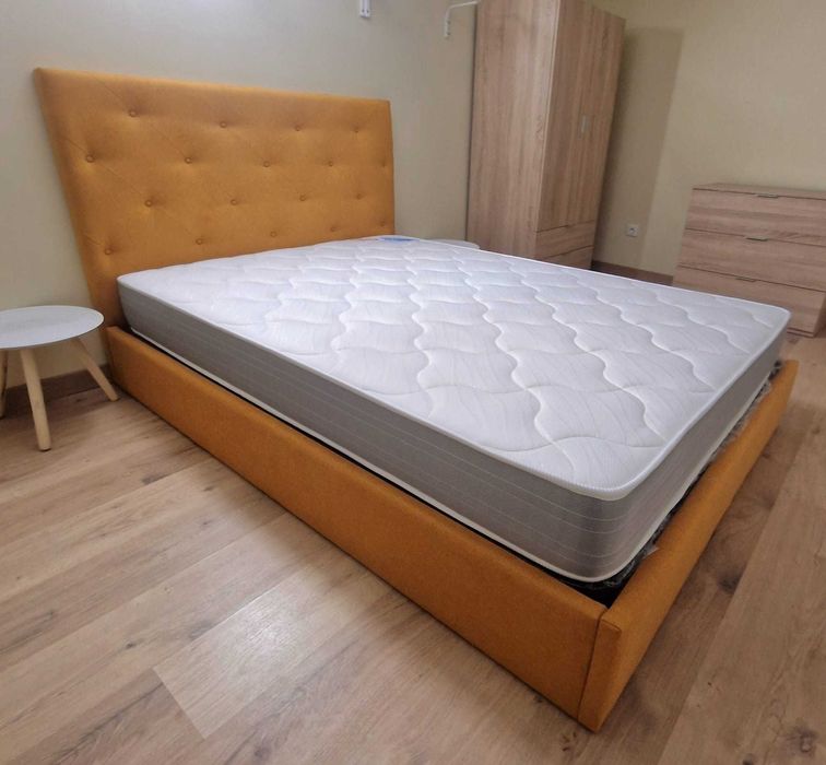 Camas de Casal Estofadas de Luxo 199€ Disp. em Várias Cores! 190x140m!