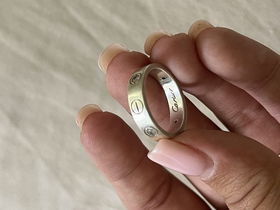 Колечко срібне аналог Cartier