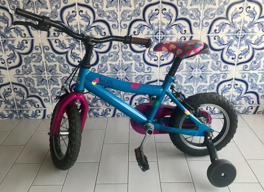 Bicicleta criança Team girl usado