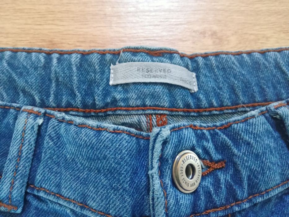 Reserved spodenki jeansowe chłopięce 146