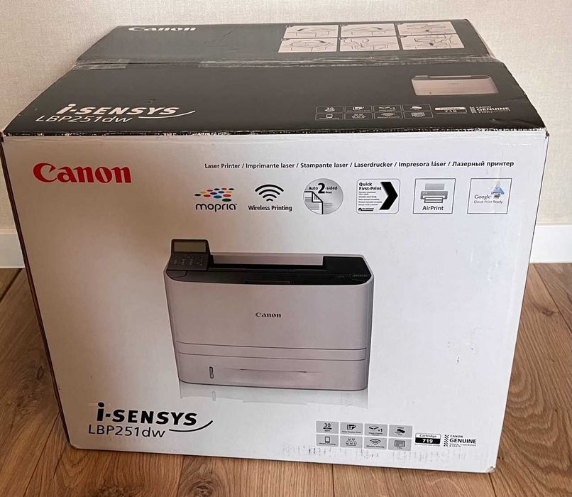 Принтер лазерний Canon I-sensys LBP251dw з Wi-Fi