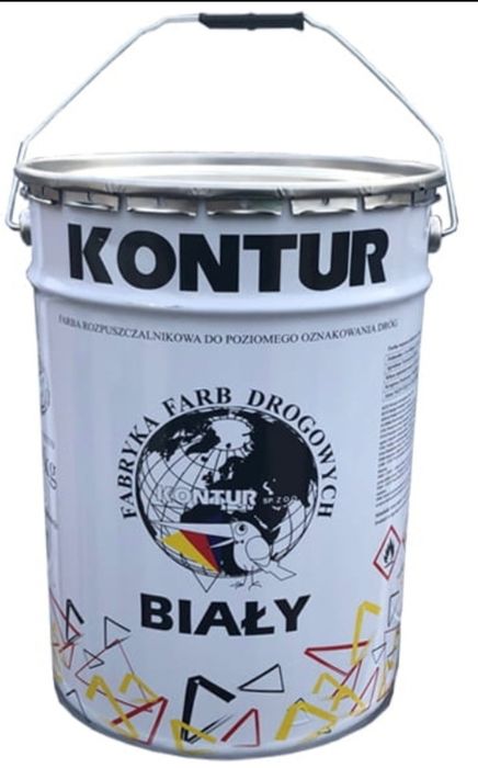 Farba drogowa Bandax Kontur biała