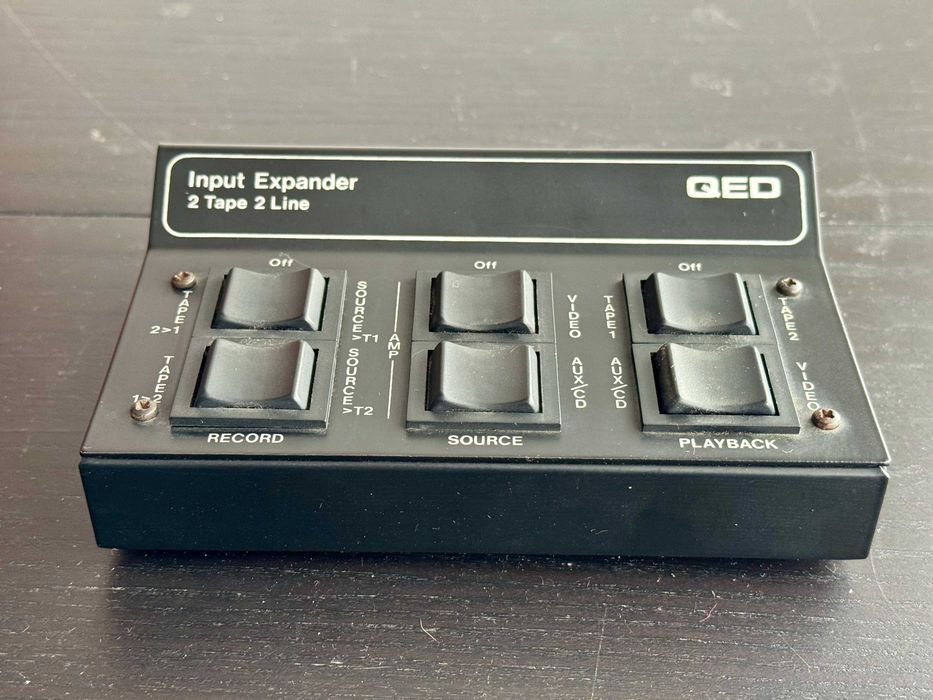 QED IX4 Input Expander 2 Tape / 2 Line Vintage HiFi Made in England