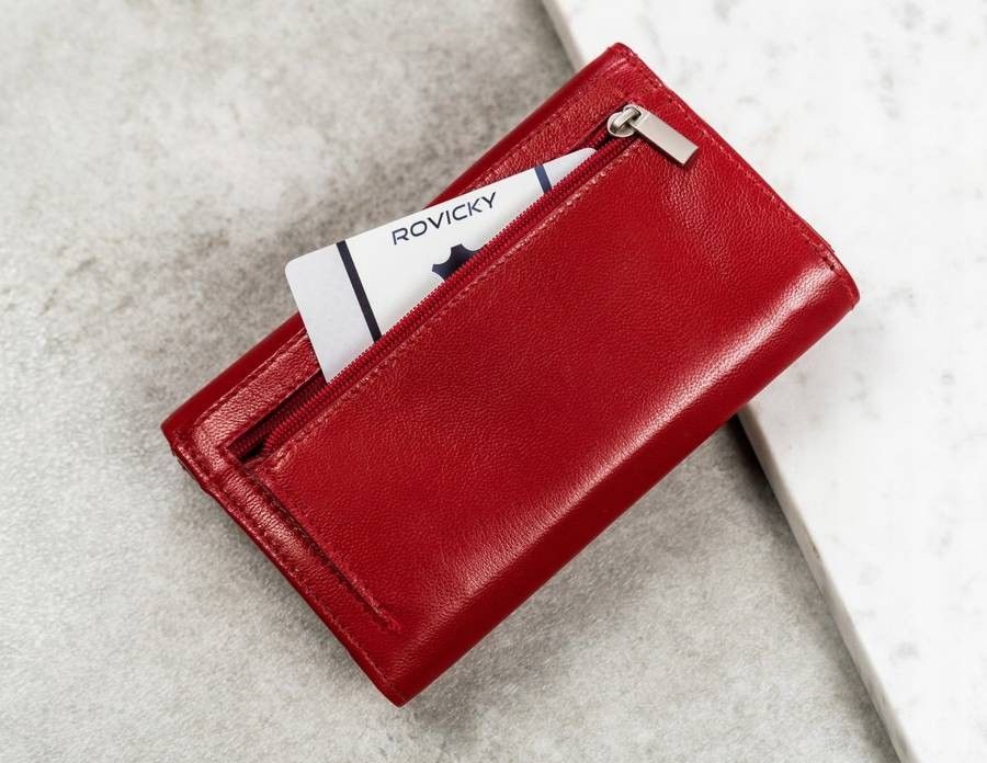 duży, skórzany portfel damski z systemem rfid - 4u cavaldi