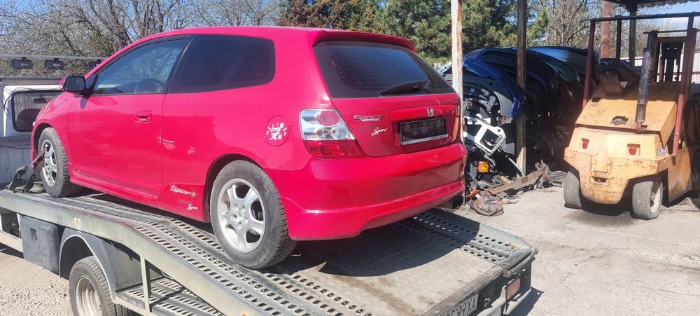 Honda Civic VII zestaw sport dokładki spoiler