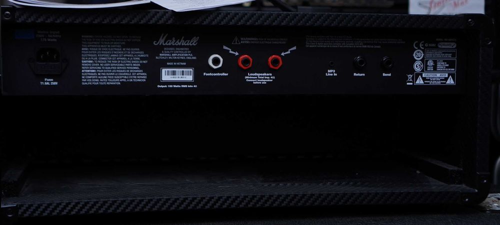 Marshall MG100HCFX wzmacnaicz do gitary elektrycznej head 100W