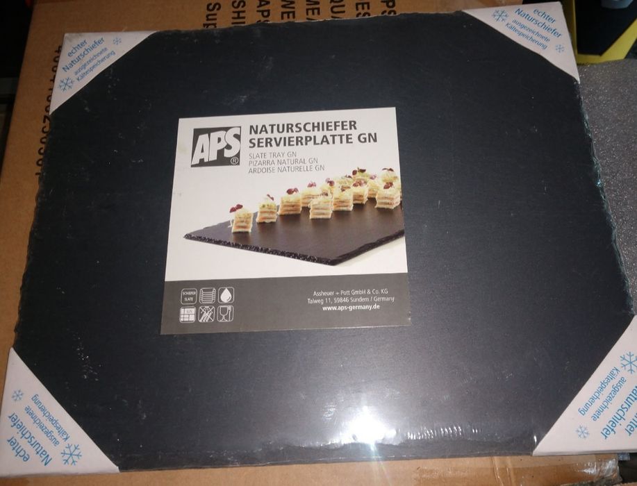 Płyta, deska łupkowa do serwowania dań 1/2 GN APS