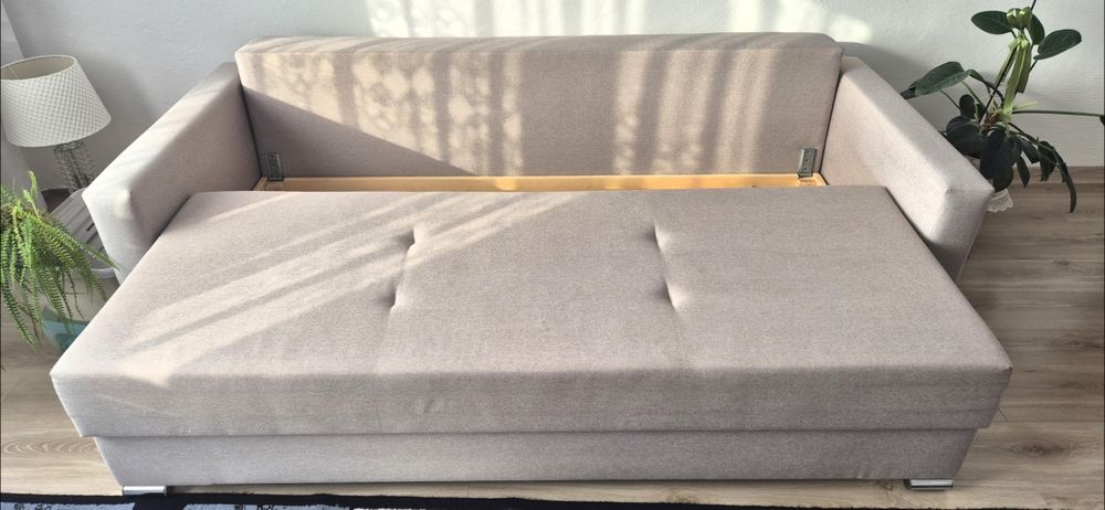 Sofa z funkcją spania, komoda super stan