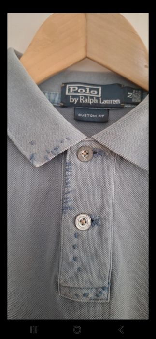 Polo Azul Acinzentado Ralph Lauren - Homem (M)