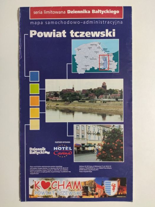 Powiat Tczewski - mapa
