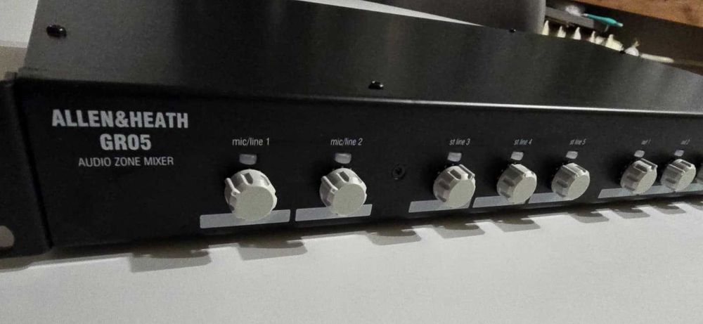 Allen & Heath GR05 – Analogowy Mikser Strefowy / Matryca Audio 5-in/4-out (Rack 1U)