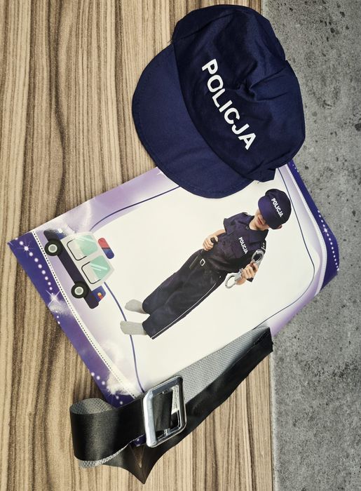 Strój przebranie dla dzieci Policjant Policja rozm L nowy