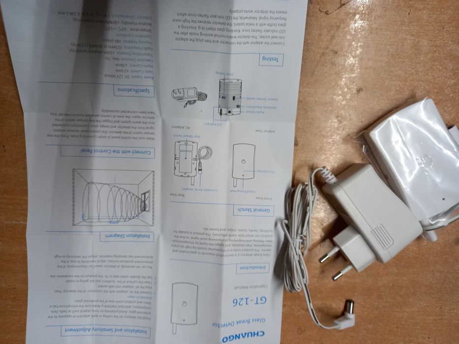 Detectores de quebra de vidros