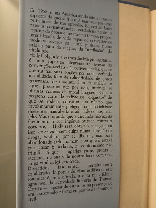 Boneca de Luxo, de Truman Capote; Coleção de Livros Mil Folhas -Novo!*